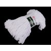 Pletacia priadza Macrame Braided 250 g - 1 ks 14 (751) biela Pletacia priadza Macrame Braided 250 g - 1 ks 14 (751) biela