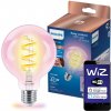 LED žiarovka E27 Sphere G95 6,3W = 40W 470lm 2200-6500K RGB + TW FILAMENT Smart SMART WiFi Bluetooth App WiZ Philips LED žiarovka E27 Sphere G95 6,3W = 40W 470lm 2200-6500K RGB + TW FILAMENT Smart SMART WiFi Bluetooth App WiZ Philips