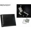 Pánska peňaženka Rovicky v čiernej farbe Pánska peňaženka Rovicky v čiernej farbe