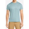 Icebreaker Merino Blend 125 Cool-Lite Sphere SS Tee Across the Peaks Men modrá
