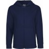 Neutral O 13301 detská mikina na zips s kapucňou navy