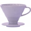 Keramický dripper Hario V60-02 fialový + 40 filtrov Keramický dripper Hario V60-02 fialový + 40 filtrov