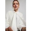 Shirt with a tied neckline čierna | biela | šedá | viacfarená | viacfarená M Moodo 5904152424286 Shirt with a tied neckline čierna | biela | šedá | viacfarená | viacfarená M Moodo 5904152424286
