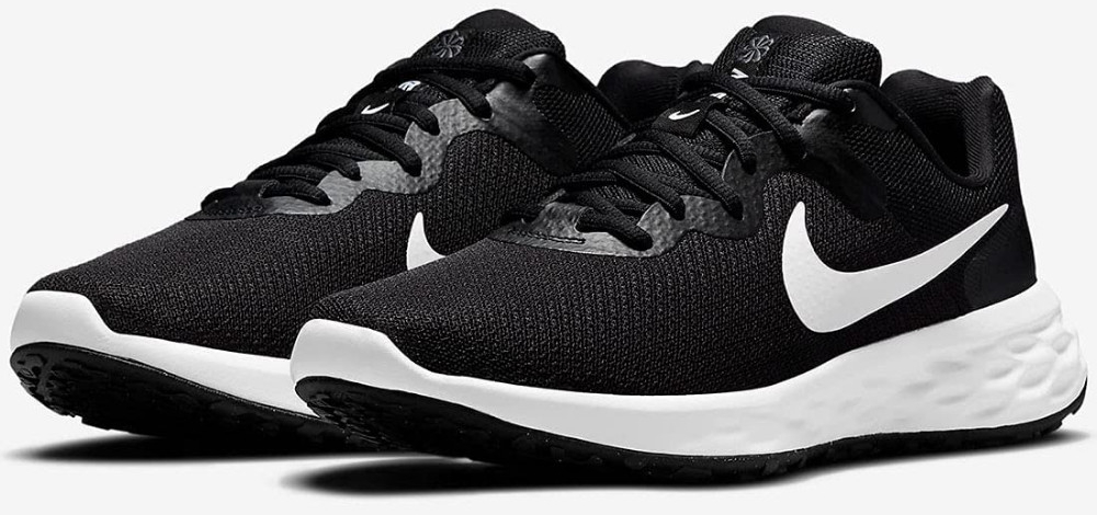 Nike Tenisky Revolution 6 Men\'s Running Black/White Čierna