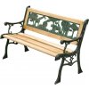 Strend Pro Lavička záhradná mini 82 x 39 x 50 cm nosnosť 80 kg JUMANJI kov drevo malá 802356 Strend Pro Lavička záhradná mini 82 x 39 x 50 cm nosnosť 80 kg JUMANJI kov drevo malá 802356