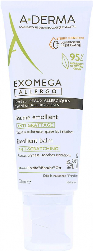 A-Derma Exomega Allergo Emolienčný balzam 200 ml