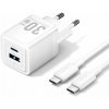 Vention Nabíječka USB + KABEL/30W 2P (TZ-FEQW0-EU) Vention Nabíječka USB + KABEL/30W 2P (TZ-FEQW0-EU)