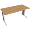 Hobis Pracovný stôl Flex, 160x75,5x80 cm, dub/kov Hobis Pracovný stôl Flex, 160x75,5x80 cm, dub/kov