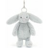 Prívesok na kľúče Jellycat králik Bashful Silver Bunny Bag Charm uni Prívesok na kľúče Jellycat králik Bashful Silver Bunny Bag Charm uni