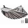 Textilomanie Hojdacia sieť ZENVIO COMFORT 200x80 cm, sivo-biela + taška zdarma Textilomanie Hojdacia sieť ZENVIO COMFORT 200x80 cm, sivo-biela + taška zdarma