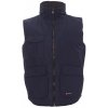 Payper WANTED Zateplená vesta S, Navy dress blue-Royal blue Payper WANTED Zateplená vesta S, Navy dress blue-Royal blue