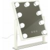 KIK KX3942 Kozmetické zrkadlo s LED svetlom, 9 žiaroviek, USB, 25 x 30 cm KIK KX3942 Kozmetické zrkadlo s LED svetlom, 9 žiaroviek, USB, 25 x 30 cm
