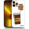 Picasee silikónový čierny obal pre Apple iPhone 13 Pro Max - Cute coffee Picasee silikónový čierny obal pre Apple iPhone 13 Pro Max - Cute coffee