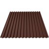 Plotový obojstranne farebný plech Bilka S18, 2000 x 1100mm RAL 8017 (hnedá) 0.4mm Lesklá Plotový obojstranne farebný plech Bilka S18, 2000 x 1100mm RAL 8017 (hnedá) 0.4mm Lesklá