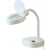 Hadex lupa stolná guľatá malá LED biela 32x 3+8 dioprií Hadex lupa stolná guľatá malá LED biela 32x 3+8 dioprií