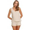 Doctor Nap dámske pyžamo PM7439 Béžová Doctor Nap dámske pyžamo PM7439 Béžová