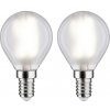 Paulmann 28919 LED En.trieda 2021 F (A - G) E14 kvapkový tvar 4.8 W = 40 W neutrálna biela (Ø x v) 45 mm x 78 mm 2 ks; 28919 Paulmann 28919 LED En.trieda 2021 F (A - G) E14 kvapkový tvar 4.8 W = 40 W neutrálna biela (Ø x v) 45 mm x 78 mm 2 ks; 28919