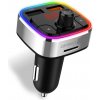 CONNECT IT CarRGB Bezdrôtový FM vysielač, 2xUSB+MicroSD, STRIEBORNÝ CONNECT IT CarRGB Bezdrôtový FM vysielač, 2xUSB+MicroSD, STRIEBORNÝ