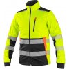 Canis (CXS) Pánska reflexná softshellová bunda CXS BENSON - Žltá / čierna | 4XL Canis (CXS) Pánska reflexná softshellová bunda CXS BENSON - Žltá / čierna | 4XL