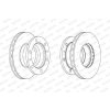 Brzdový kotúč FERODO (Federal-Mogul) FCR105A Brzdový kotúč FERODO (Federal-Mogul) FCR105A