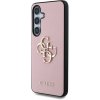 Zadný kryt Guess PU Grained 4G Metal Logo pre Samsung Galaxy S25, ružová Zadný kryt Guess PU Grained 4G Metal Logo pre Samsung Galaxy S25, ružová