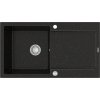 MEXEN MEXEN - Leo granitový drez 1 s odkvapkávačom 900x500 mm, čierna / zlatá kovová 6501901010-75 MEXEN MEXEN - Leo granitový drez 1 s odkvapkávačom 900x500 mm, čierna / zlatá kovová 6501901010-75
