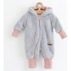 Luxusný detský zimný overal New Baby Teddy bear šedo ružový - 62 (3-6m) Luxusný detský zimný overal New Baby Teddy bear šedo ružový - 62 (3-6m)