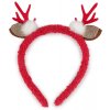 Čelenka do vlasov vianočná / párty - 1 ks 1 červená Čelenka do vlasov vianočná / párty - 1 ks 1 červená
