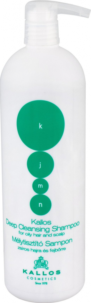 Kallos KJMN Deep šampón pumpa 1000 ml