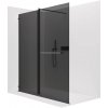 CERANO - Sprchová zástena Walk-in Medin Ľ/P - 8 mm - čierna matná, grafitové sklo - 160x195 cm - dvojdielna posuvná CERANO - Sprchová zástena Walk-in Medin Ľ/P - 8 mm - čierna matná, grafitové sklo - 160x195 cm - dvojdielna posuvná