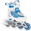 Spokey TONY Detské kolieskové korčule, bielo-modré, veľ. 34-37 Spokey TONY Detské kolieskové korčule, bielo-modré, veľ. 34-37