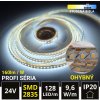 LEDprodukt 5m PROFI LED pásik ohybný 128LED/m SMD2835 9,6W/m studená biela IP20 24V - vysokosvietivý LEDprodukt 5m PROFI LED pásik ohybný 128LED/m SMD2835 9,6W/m studená biela IP20 24V - vysokosvietivý