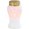Kahanec MagicHome TG-26, s LED sviečkou, na hrob, biely, 10x17 cm, (súčasť balenia 2xAA) Kahanec MagicHome TG-26, s LED sviečkou, na hrob, biely, 10x17 cm, (súčasť balenia 2xAA)