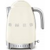 Krémová rýchlovarná kanvica z nehrdzavejúcej ocele 1,7 l Retro Style – SMEG Krémová rýchlovarná kanvica z nehrdzavejúcej ocele 1,7 l Retro Style – SMEG
