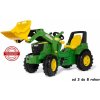 Rolly Toys, šľapací traktor John Deere 7310R s čelným nakladačom R71030 Farmtrac