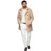Klasický pánsky béžový dvojradový elegantný kabát V1 OM-COLC-0146 Klasický pánsky béžový dvojradový elegantný kabát V1 OM-COLC-0146