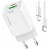 COLORWAY 1x USB-C/ síťová nabíječka/ GaN/ PD/ PPS/ QC/ 35W/ Včetně 100cm kabelu/ Bílá COLORWAY 1x USB-C/ síťová nabíječka/ GaN/ PD/ PPS/ QC/ 35W/ Včetně 100cm kabelu/ Bílá