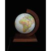 Svietiaci glóbus Politicko-fyzický 250mm s masívnym dreveným stojanom Svietiaci glóbus Politicko-fyzický 250mm s masívnym dreveným stojanom