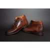 Pánske elegantné kožené topánky zimné hnede 40-dĺžka chodidla 26cm Hnedá Pánske elegantné kožené topánky zimné hnede 40-dĺžka chodidla 26cm Hnedá