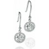 Fiorelli Luxusné strieborné náušnice E4686C