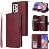 Multifunkčné peňaženkové puzdro ZIPPER na váš Samsung Galaxy A23 5G - Vínovo červená Multifunkčné peňaženkové puzdro ZIPPER na váš Samsung Galaxy A23 5G - Vínovo červená