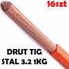 ZVÁRACÍ DRÔT TIG TYČE OCEĽ T20W SG2 3,2mm 1kg ZVÁRACÍ DRÔT TIG TYČE OCEĽ T20W SG2 3,2mm 1kg
