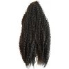Kučeravé vlasy Brazilian Braids brčky čierne #1B 50cm Kučeravé vlasy Brazilian Braids brčky čierne #1B 50cm