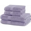 Froté bavlnené uteráky a osušky v levanduľovej farbe v súprave 4 ks Marina – DecoKing Froté bavlnené uteráky a osušky v levanduľovej farbe v súprave 4 ks Marina – DecoKing