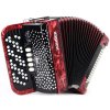 HOHNER Nova III 96 red, B-stepped HOHNER Nova III 96 red, B-stepped