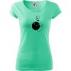 Koule vs kolka - Dámske tričko Pure - L ( Mätová ) Koule vs kolka - Dámske tričko Pure - L ( Mätová )