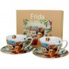 Duo Porcelánová šálka s podšálkou Mexican Art Frida 2 x 270 ml