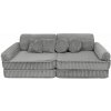 MeowBaby® Churros detská modulárna pohovka Premium, Moon Dust Grey MeowBaby® Churros detská modulárna pohovka Premium, Moon Dust Grey