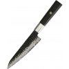 IZMAEL Damaškový kuchynský nôž Yunoka Utility/Hnedá 15 cm