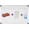 topboards TM129ALF Set magnetická biela tabuľa 120 x 90 cm